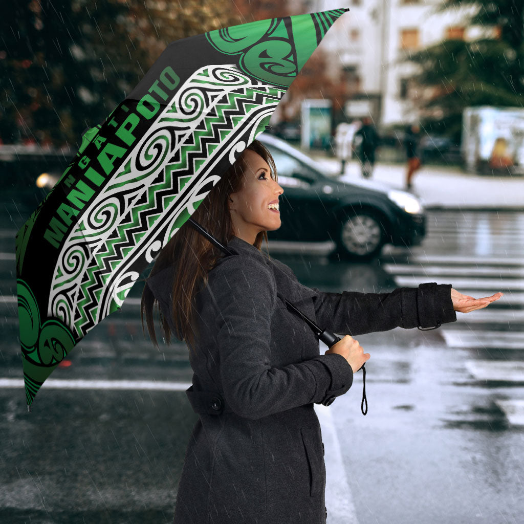 Aotearoa Iwi Ngati Maniapoto Umbrella Maori Wharenui House Tribal Pattern LT9 - Polynesian Pride