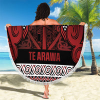 Aotearoa Iwi Te Arawa Beach Blanket Maori Wharenui House Tribal Pattern LT9 - Polynesian Pride