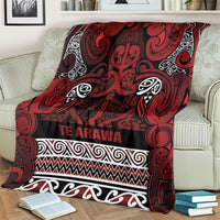 Aotearoa Iwi Te Arawa Blanket Maori Wharenui House Tribal Pattern LT9 - Polynesian Pride