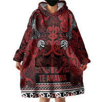 Aotearoa Iwi Te Arawa Wearable Blanket Hoodie Maori Wharenui House Tribal Pattern LT9 - Polynesian Pride
