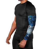 Aotearoa Iwi Ngati Porou Arm Sleeves Maori Wharenui House Tribal Pattern LT9 - Polynesian Pride