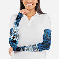Aotearoa Iwi Ngati Porou Arm Sleeves Maori Wharenui House Tribal Pattern LT9 - Polynesian Pride