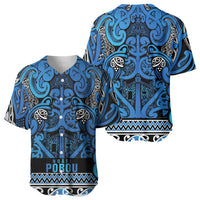Aotearoa Iwi Ngati Porou Baseball Jersey Maori Wharenui House Tribal Pattern LT9 - Polynesian Pride