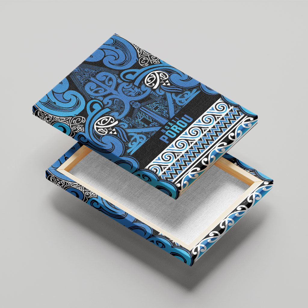 Aotearoa Iwi Ngati Porou Canvas Wall Art Maori Wharenui House Tribal Pattern LT9 - Polynesian Pride