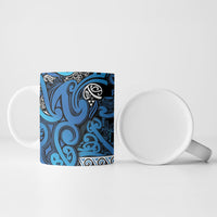 Aotearoa Iwi Ngati Porou Ceramic Mug Maori Wharenui House Tribal Pattern LT9 - Polynesian Pride