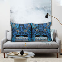 Aotearoa Iwi Ngati Porou Pillow Cover Maori Wharenui House Tribal Pattern LT9 - Polynesian Pride