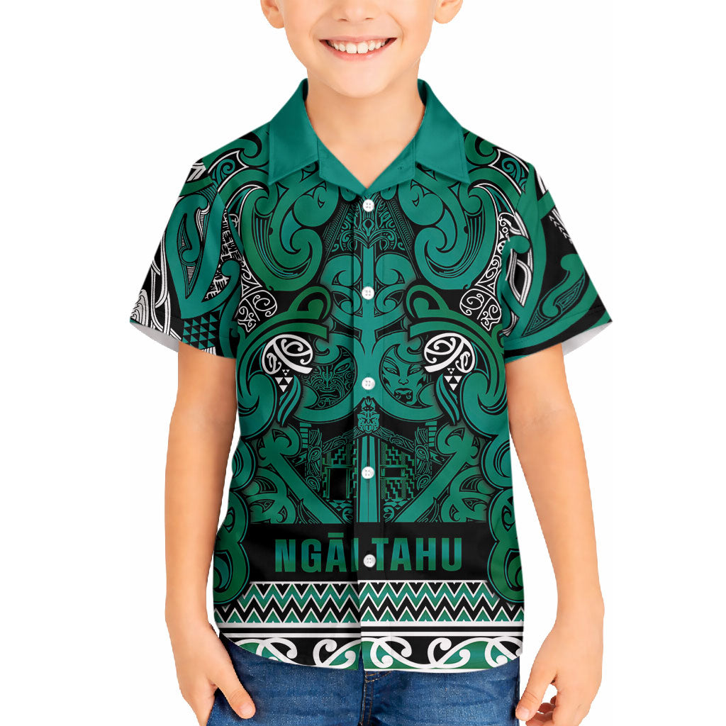 Aotearoa Iwi Ngai Tahu Hawaiian Shirt Maori Wharenui House Tribal Pattern LT9 - Polynesian Pride