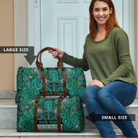 Aotearoa Iwi Ngai Tahu Travel Bag Maori Wharenui House Tribal Pattern LT9 - Polynesian Pride