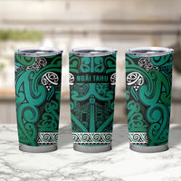 Aotearoa Iwi Ngai Tahu Tumbler Cup Maori Wharenui House Tribal Pattern LT9 - Polynesian Pride