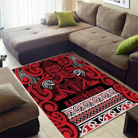 Aotearoa Iwi Ngati Kahungunu Area Rug Maori Wharenui House Tribal Pattern LT9 - Polynesian Pride
