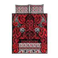 Aotearoa Iwi Ngati Kahungunu Quilt Bed Set Maori Wharenui House Tribal Pattern LT9 - Polynesian Pride