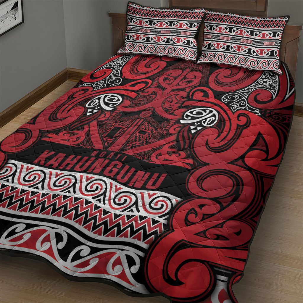Aotearoa Iwi Ngati Kahungunu Quilt Bed Set Maori Wharenui House Tribal Pattern LT9 - Polynesian Pride