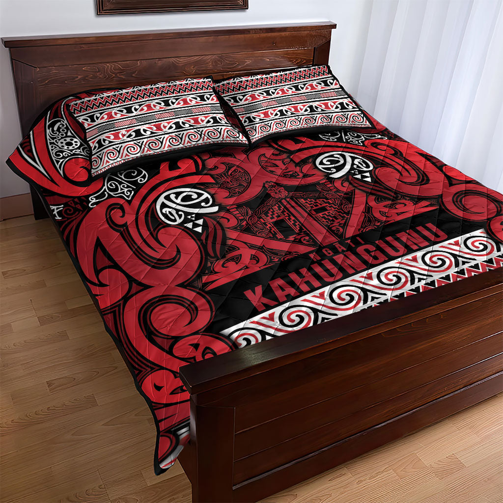 Aotearoa Iwi Ngati Kahungunu Quilt Bed Set Maori Wharenui House Tribal Pattern LT9 - Polynesian Pride