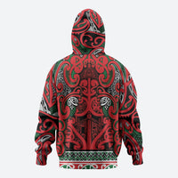 Aotearoa Iwi Tuhoe Hoodie Maori Wharenui House Tribal Pattern LT9 - Polynesian Pride