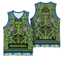 Aotearoa Iwi Whakatohea Basketball Jersey Maori Wharenui House Tribal Pattern LT9 - Polynesian Pride