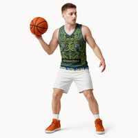 Aotearoa Iwi Whakatohea Basketball Jersey Maori Wharenui House Tribal Pattern LT9 - Polynesian Pride