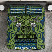 Aotearoa Iwi Whakatohea Bedding Set Maori Wharenui House Tribal Pattern LT9 Olive green - Polynesian Pride