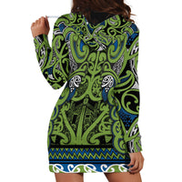 Aotearoa Iwi Whakatohea Hoodie Dress Maori Wharenui House Tribal Pattern LT9 - Polynesian Pride