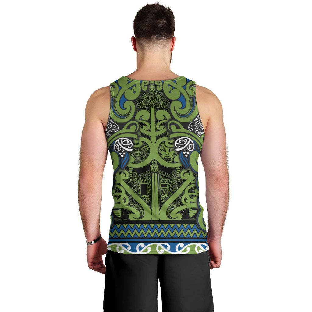 Aotearoa Iwi Whakatohea Men Tank Top Maori Wharenui House Tribal Pattern LT9 - Polynesian Pride