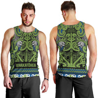 Aotearoa Iwi Whakatohea Men Tank Top Maori Wharenui House Tribal Pattern LT9 - Polynesian Pride