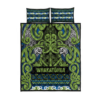 Aotearoa Iwi Whakatohea Quilt Bed Set Maori Wharenui House Tribal Pattern LT9 - Polynesian Pride