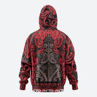 Aotearoa Iwi Ngati Awa Hoodie Maori Wharenui House Tribal Pattern LT9 - Polynesian Pride