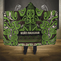 Aotearoa Iwi Ngati Raukawa Hooded Blanket Maori Wharenui House Tribal Pattern LT9 - Polynesian Pride