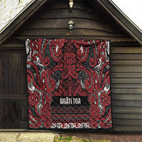 Aotearoa Iwi Ngati Toa Quilt Maori Wharenui House Tribal Pattern LT9 - Polynesian Pride
