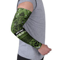 Aotearoa Iwi Ngāti Tama ki Taranaki Trust Arm Sleeves Maori Wharenui House Tribal Pattern LT9 - Polynesian Pride