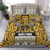 Aotearoa Iwi Ngāti Tama ki Te Waipounamu Trust Bedding Set Maori Wharenui House Tribal Pattern LT9 - Polynesian Pride