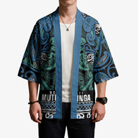 Aotearoa Iwi Ngati Mutunga Kimono Maori Wharenui House Tribal Pattern LT9 - Polynesian Pride