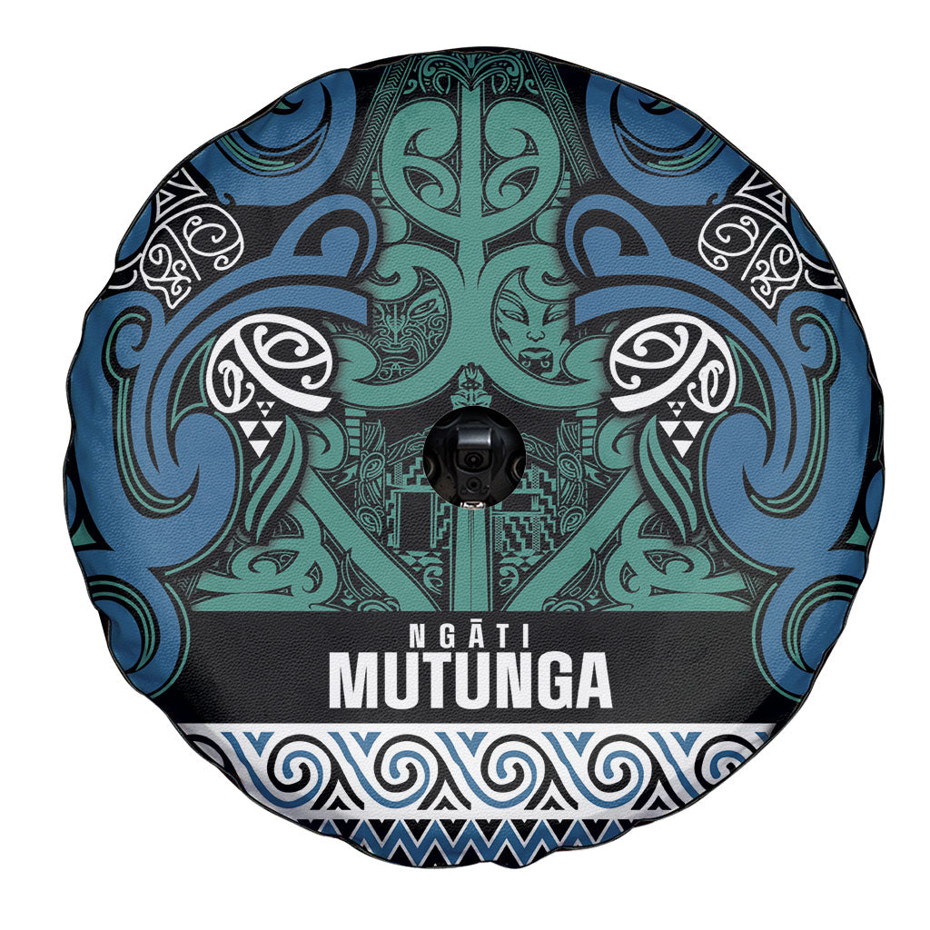 Aotearoa Iwi Ngati Mutunga Spare Tire Cover Maori Wharenui House Tribal Pattern LT9 - Polynesian Pride
