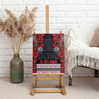 Aotearoa Iwi Te ati Awa Canvas Wall Art Maori Wharenui House Tribal Pattern LT9 - Polynesian Pride