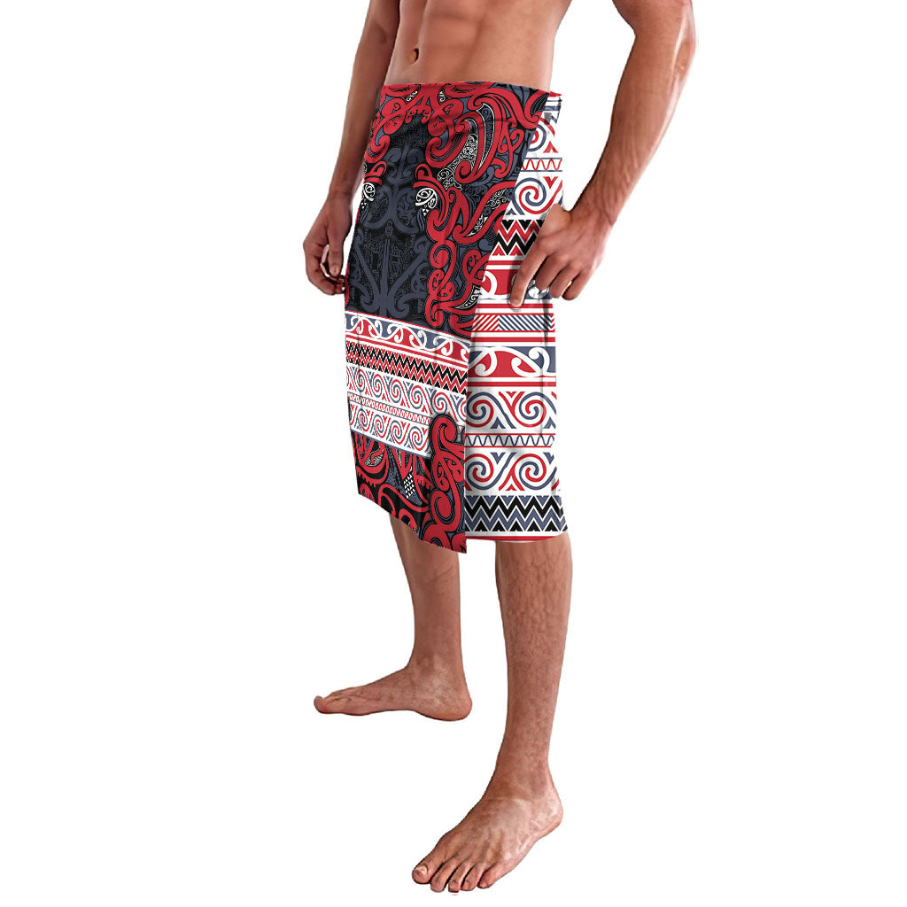 Aotearoa Iwi Te ati Awa Lavalava Maori Wharenui House Tribal Pattern LT9 - Polynesian Pride