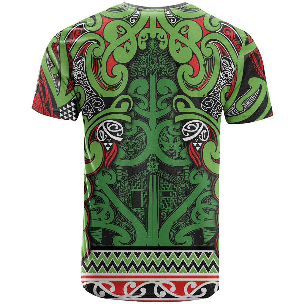 Aotearoa Iwi Ngati Maru Hauraki T Shirt Maori Wharenui House Tribal Pattern LT9 - Polynesian Pride