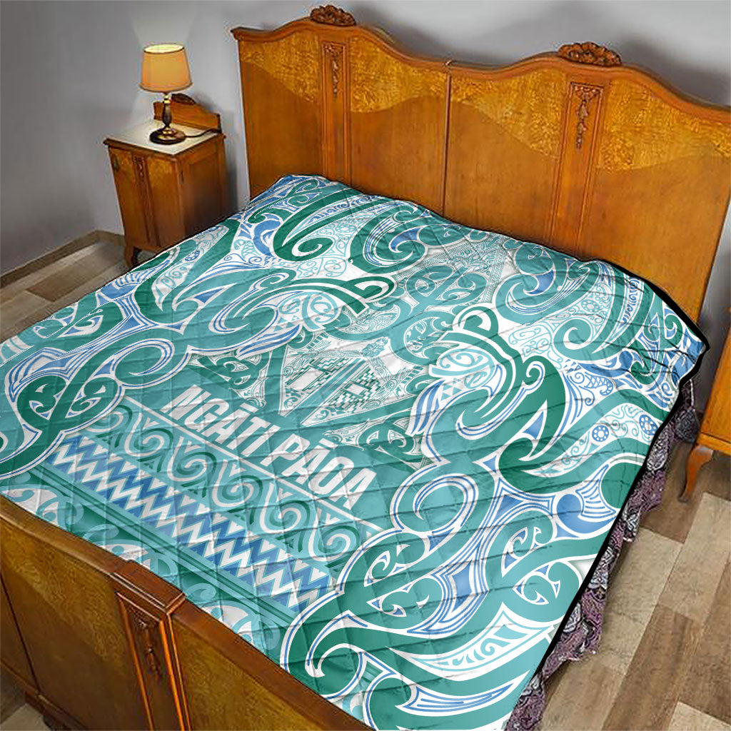 Aotearoa Iwi Ngati Paoa Quilt Maori Wharenui House Tribal Pattern LT9 - Polynesian Pride