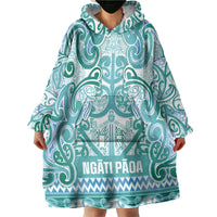 Aotearoa Iwi Ngati Paoa Wearable Blanket Hoodie Maori Wharenui House Tribal Pattern LT9 - Polynesian Pride