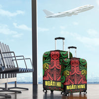 Aotearoa Iwi Ngati Hine Luggage Cover Maori Wharenui House Tribal Pattern LT9 - Polynesian Pride