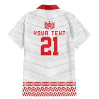 Custom Mate Ma'a Tonga Heritage Family Matching Mermaid Dress and Hawaiian Shirt Pacific Tribal Rugby White Edition LT9 - Polynesian Pride