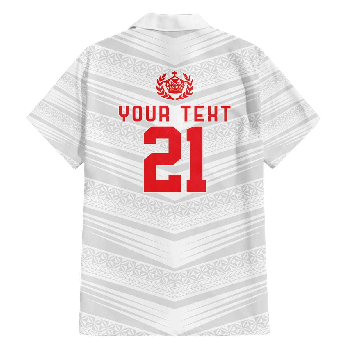 Custom Pacific Rugby Spirit Family Matching Off The Shoulder Long Sleeve Dress and Hawaiian Shirt Tonga Ngatu Pride White Edition LT9 - Polynesian Pride