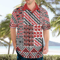 Aotearoa Kowhaiwhai Taniko Patchwork Motifs Hawaiian Shirt LT9 - Polynesian Pride