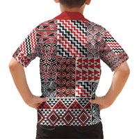 Aotearoa Kowhaiwhai Taniko Patchwork Motifs Hawaiian Shirt LT9 - Polynesian Pride
