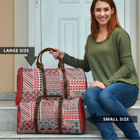 Aotearoa Kowhaiwhai Taniko Patchwork Motifs Travel Bag - Polynesian Pride