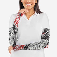 Aotearoa Maori Rugby Tribal Tattoo Arm Sleeves Kowhaiwhai Taniko Patchwork Motifs - Polynesian Pride
