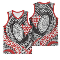 Aotearoa Maori Rugby Tribal Tattoo Basketball Jersey Kowhaiwhai Taniko Patchwork Motifs LT9 - Polynesian Pride