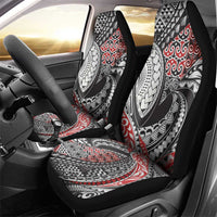 Aotearoa Maori Rugby Tribal Tattoo Car Seat Cover Kowhaiwhai Taniko Patchwork Motifs LT9 - Polynesian Pride