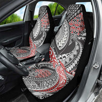 Aotearoa Maori Rugby Tribal Tattoo Car Seat Cover Kowhaiwhai Taniko Patchwork Motifs LT9 - Polynesian Pride