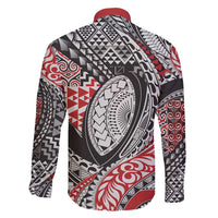 Aotearoa Maori Rugby Tribal Tattoo Family Matching Mermaid Dress and Hawaiian Shirt Kowhaiwhai Taniko Patchwork Motifs LT9 - Polynesian Pride