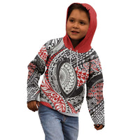 Aotearoa Maori Rugby Tribal Tattoo Kid Hoodie Kowhaiwhai Taniko Patchwork Motifs LT9 - Polynesian Pride