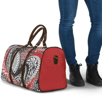 Aotearoa Maori Rugby Tribal Tattoo Travel Bag Kowhaiwhai Taniko Patchwork Motifs LT9 - Polynesian Pride